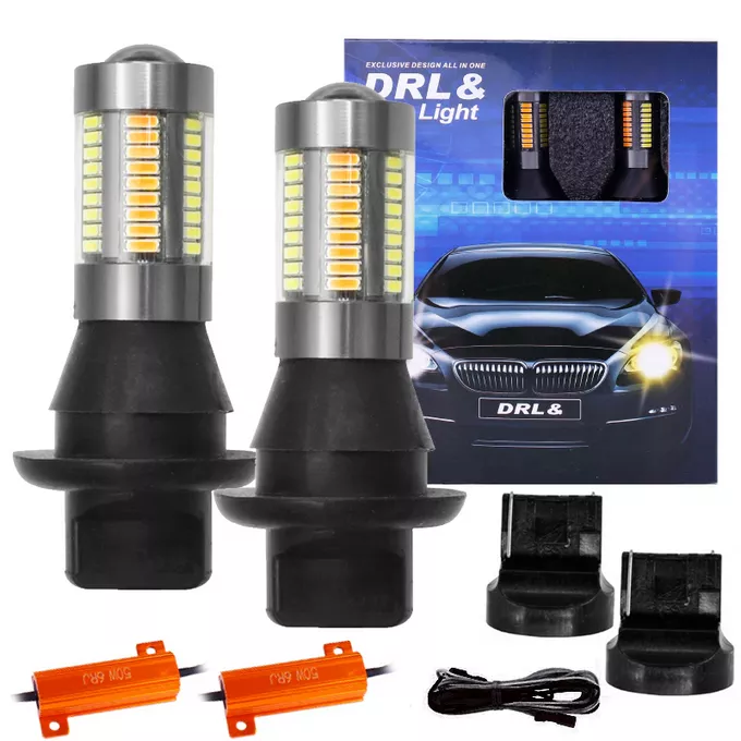 Żarówki LED 2w1 WY21W - zawartość zestawu