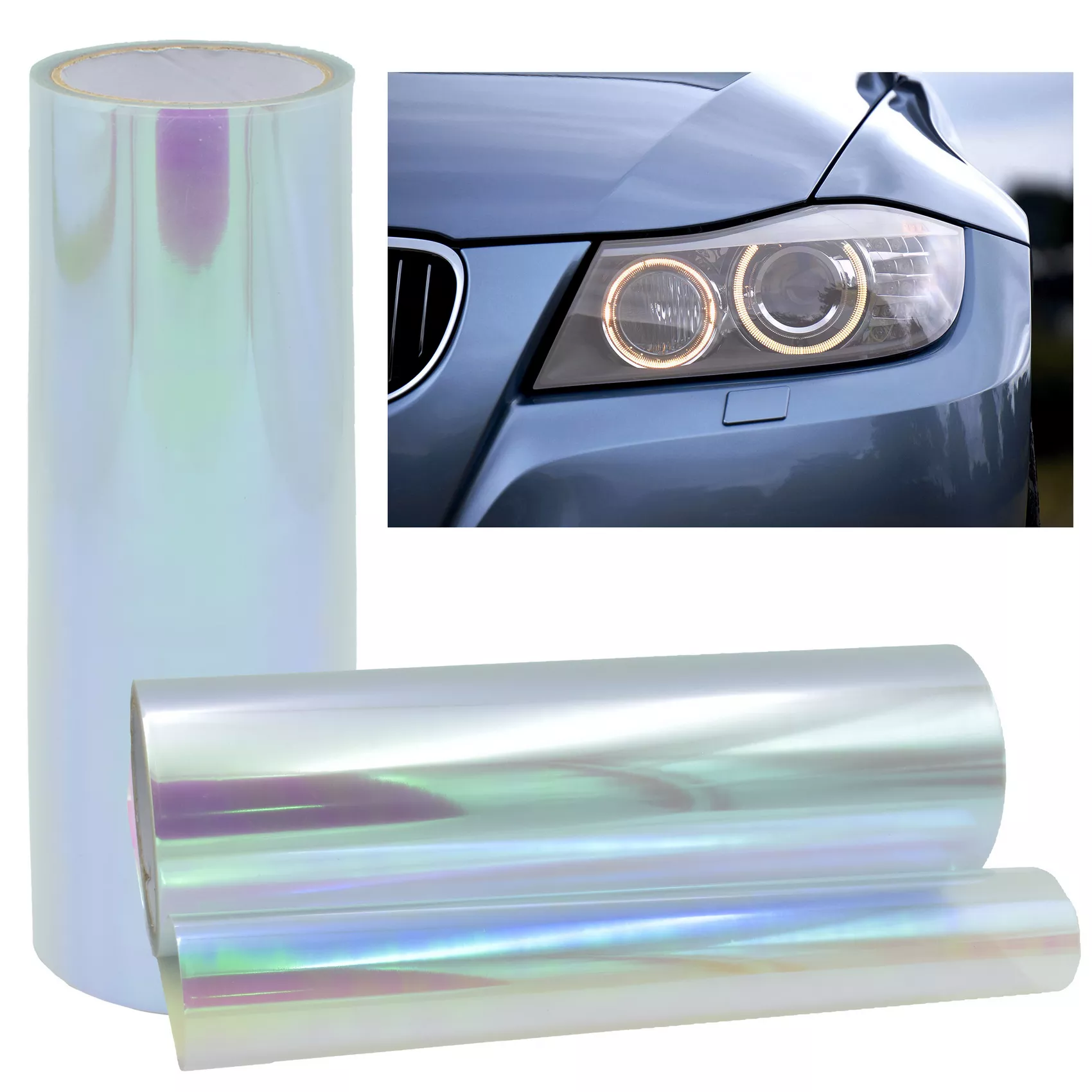 Folia do lamp - transparentny kameleon, wizualizacja 