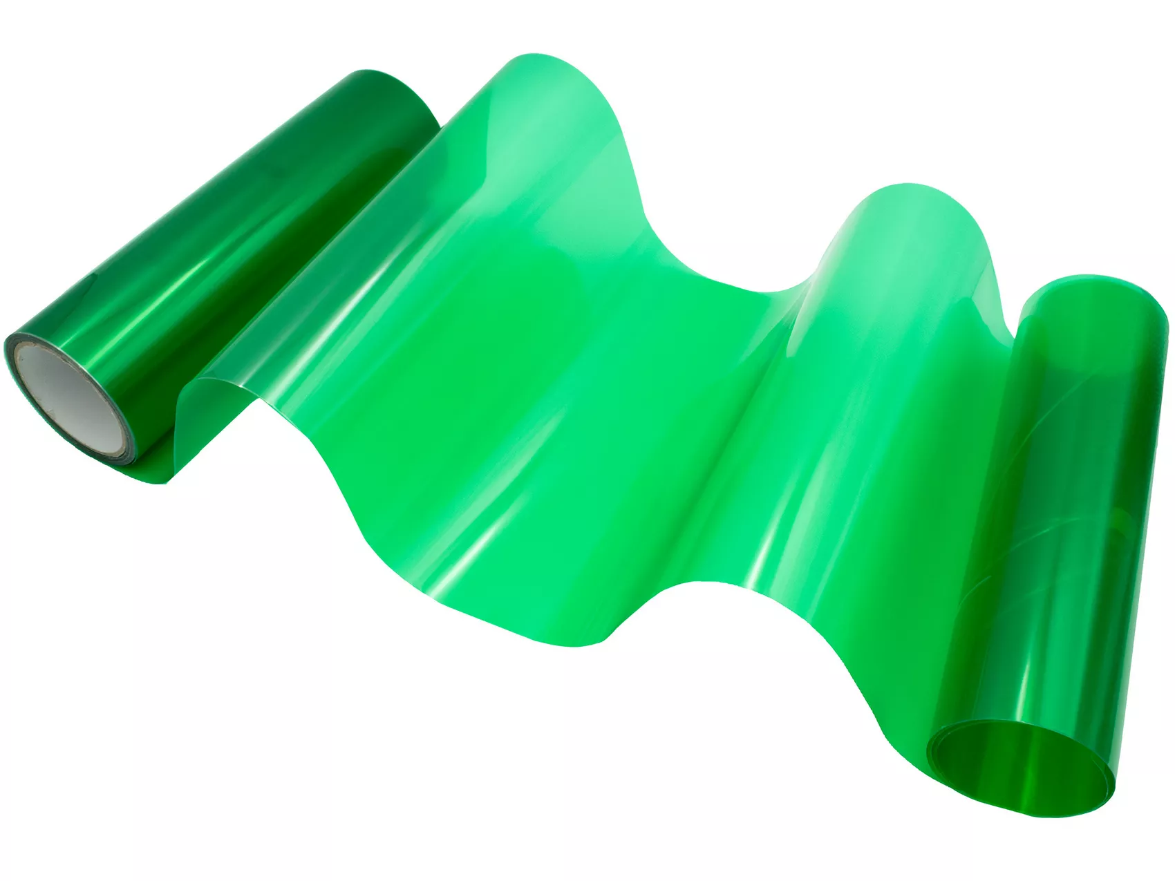 Zielona folia do lamp - elastyczna