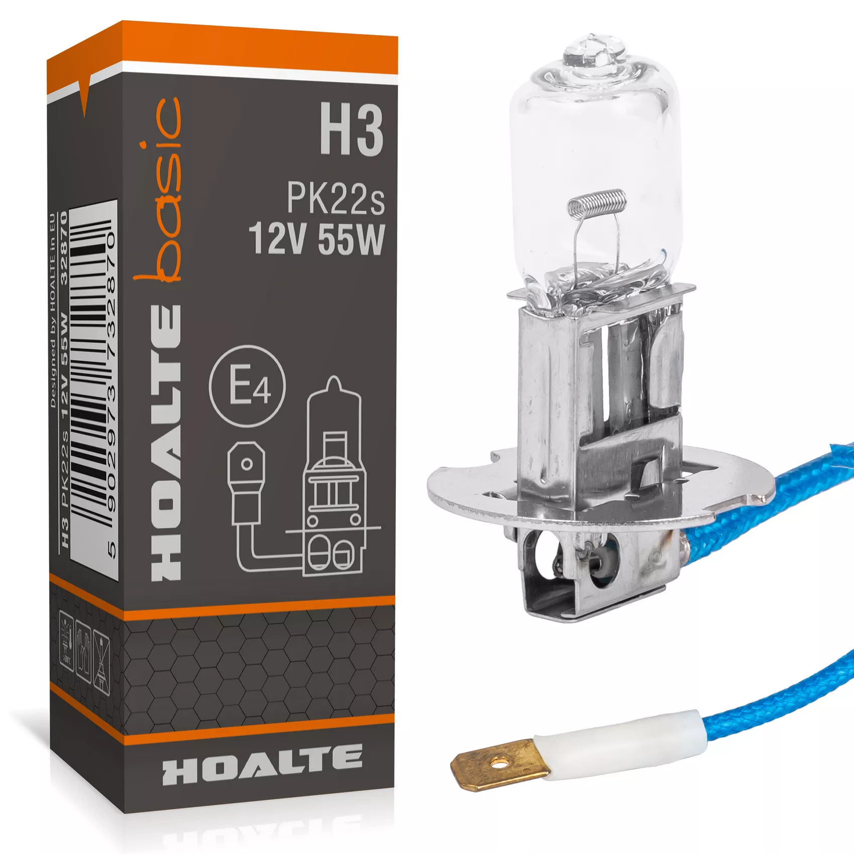 Żarówka HOALTE H3 BASIC CLEAR – opakowanie z żarówką