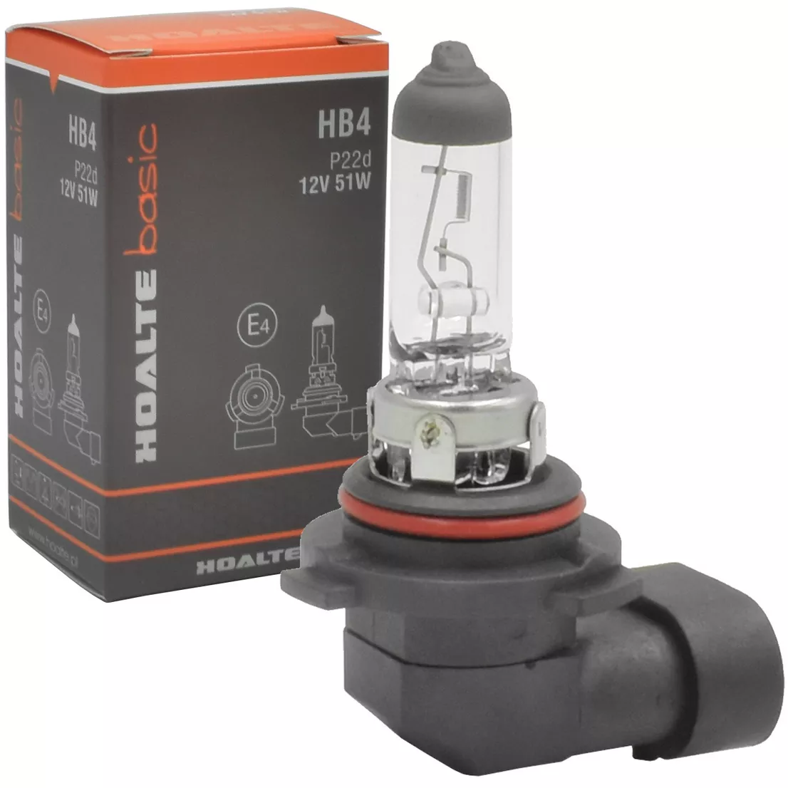 HOALTE HB4 (9006) BASIC CLEAR - żarówka z opakowaniem