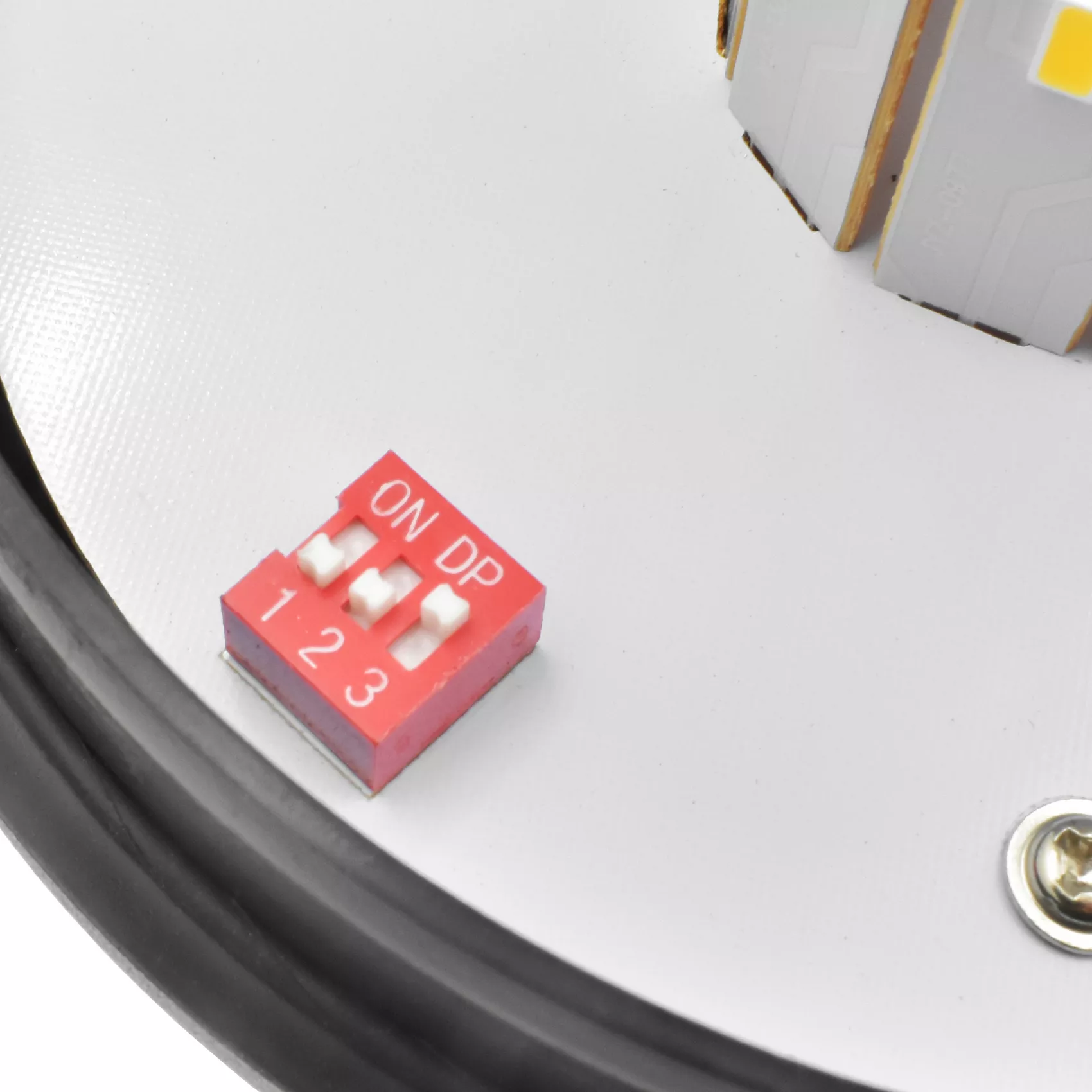 Tryby świecenia lampy ostrzegawczej LED - przełącznik