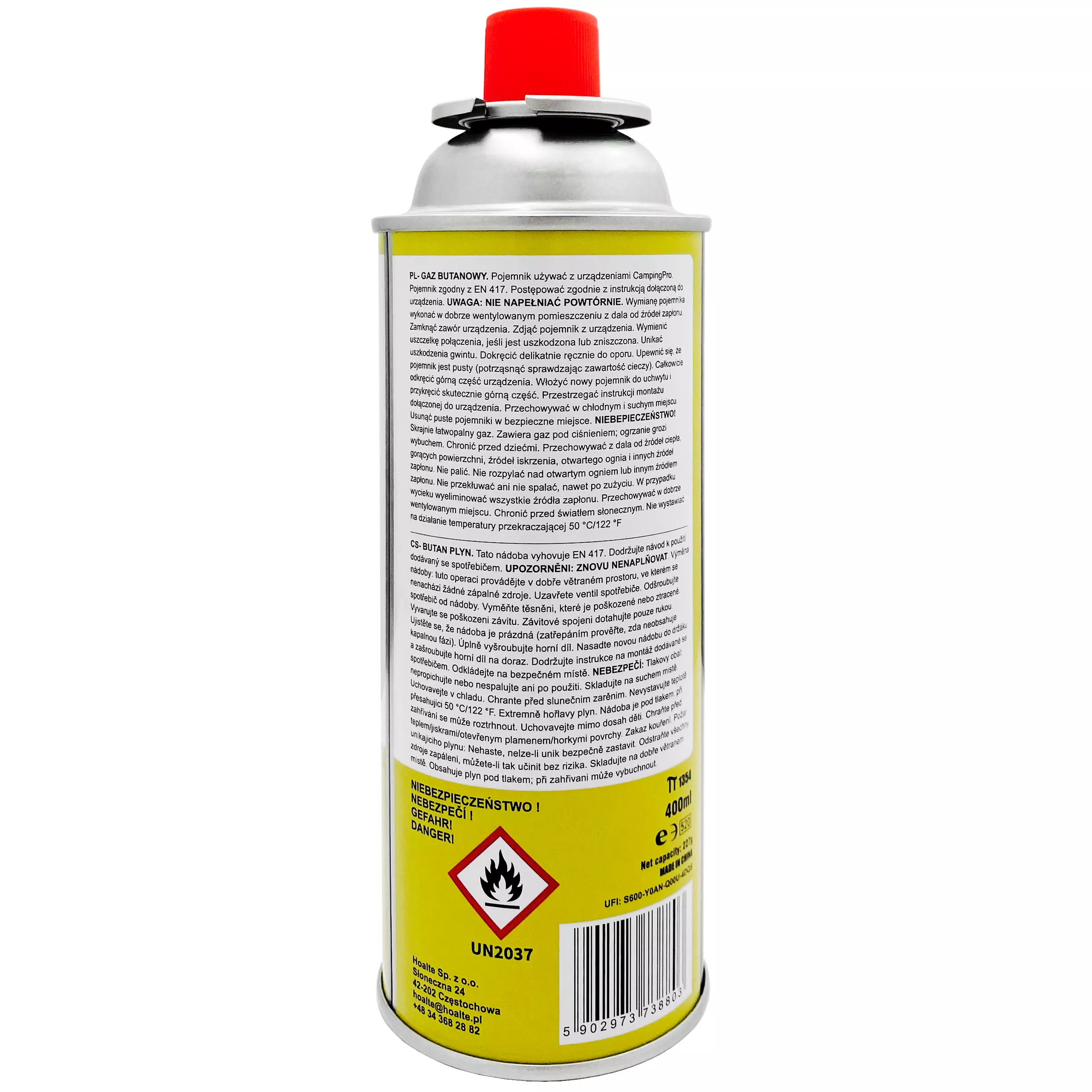 Kartusz CampingPro — opis