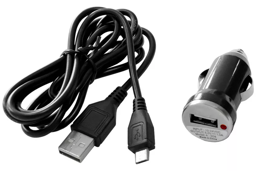 Ładowarka samochodowa Micro USB - ładowarka i kabel