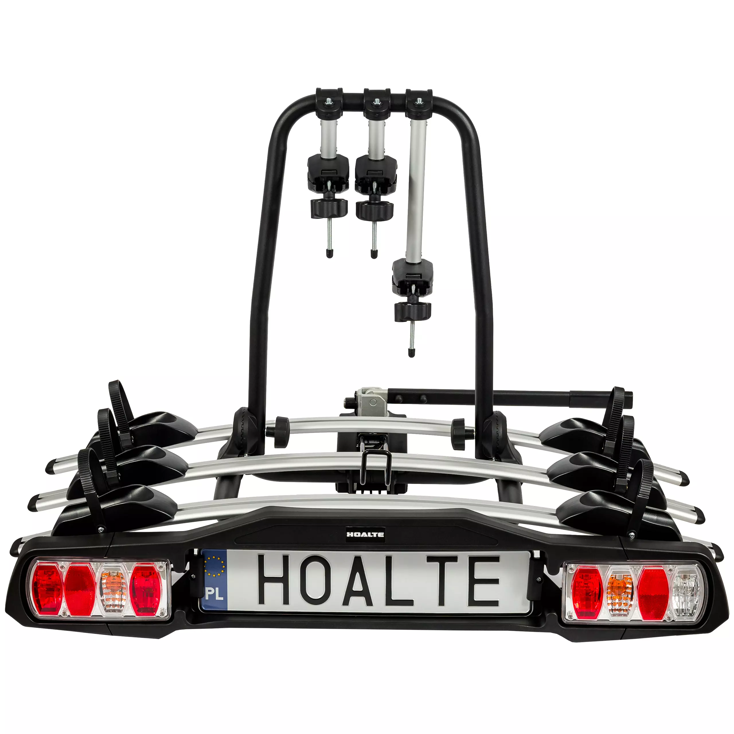 Platforma bagażnik rowerowy na hak Hoalte HitchPro Flex+ 3 profil tył