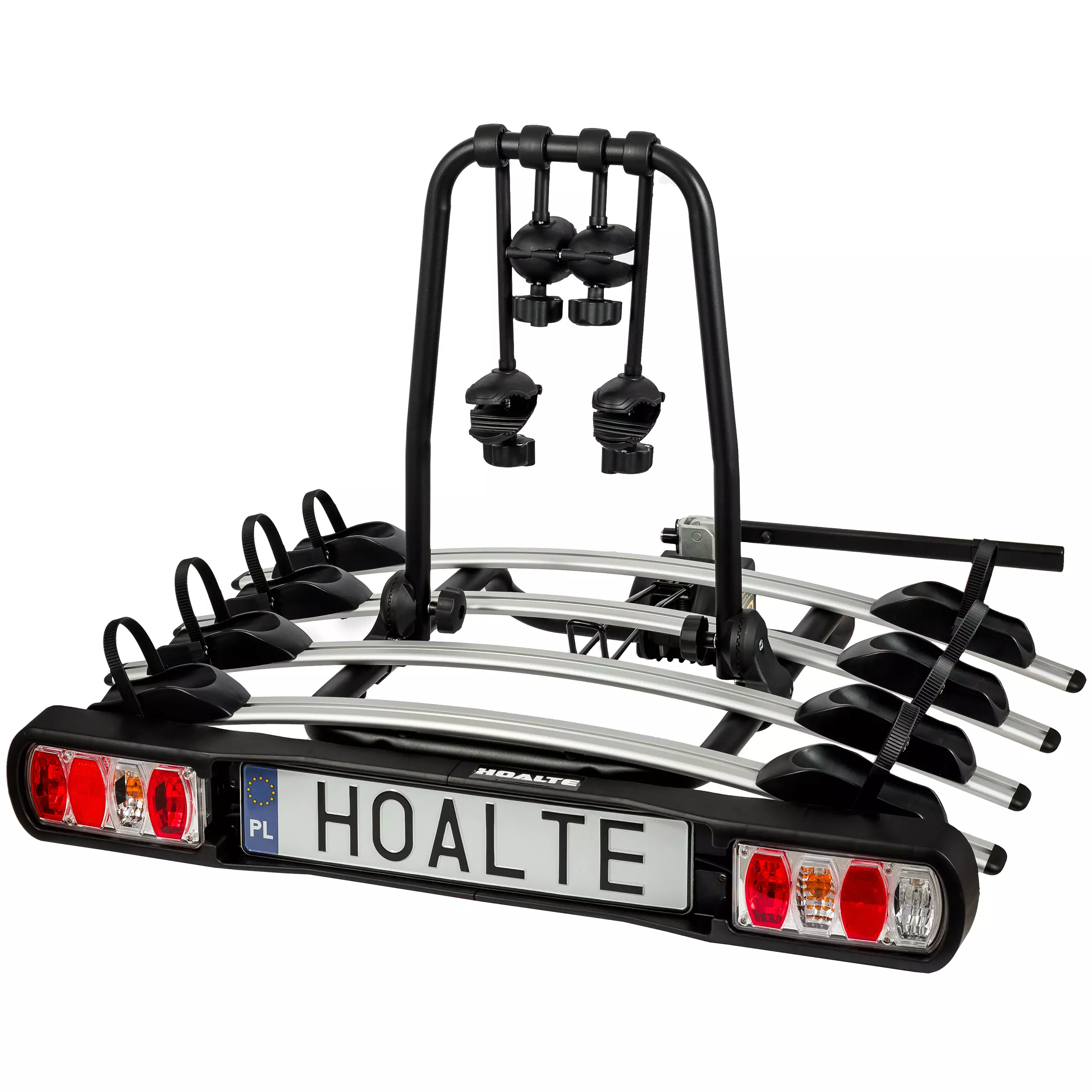 Platforma rowerowa, bagażnik na hak Hoalte HitchPro Flex 4, zdjęcie tył