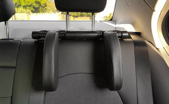 Oparcie na pręty zagłówka - mocowanie na siedzeniu