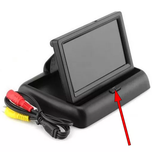 HOALTE flip-up LCD — przycisk automatycznego otwierania