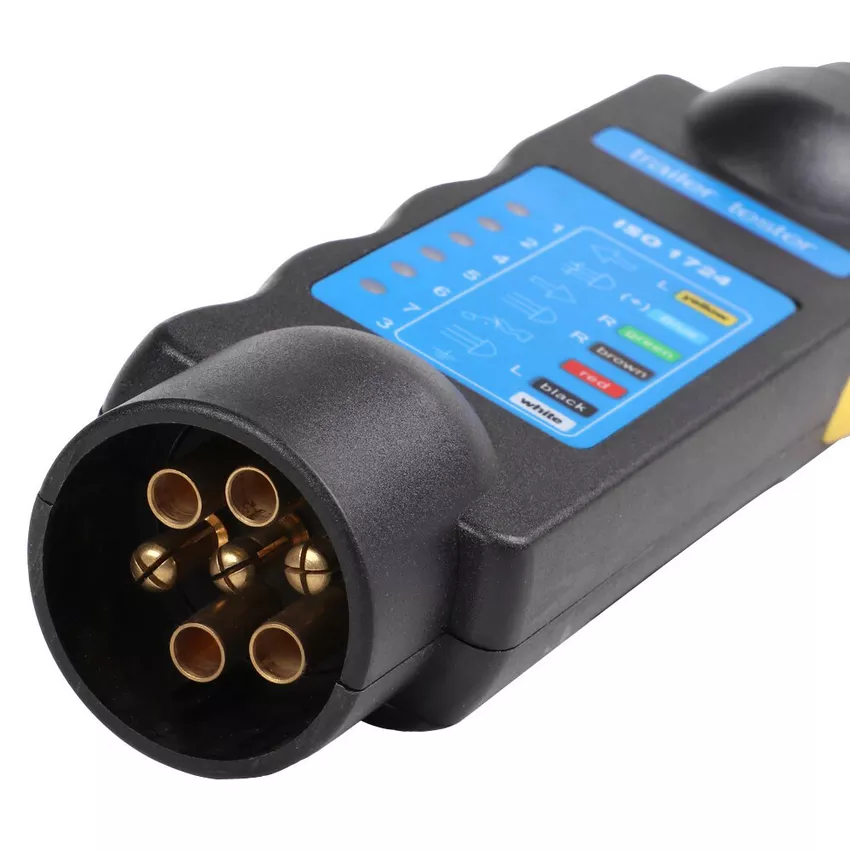 Tester 7-pin – widok z bliska