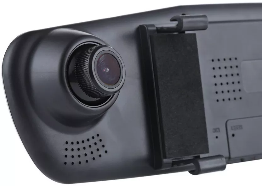 Wideorejestrator jazdy DVR Hoalte w lusterku 4,3" z kamerą cofania - kamerka z bliska