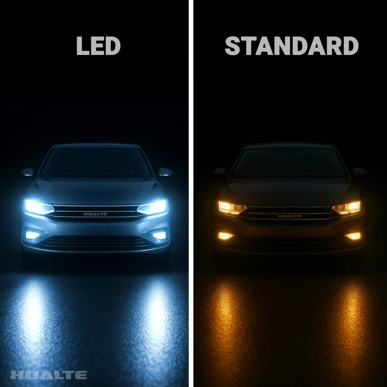 Żarówki LED D1S – widok w samochodzie