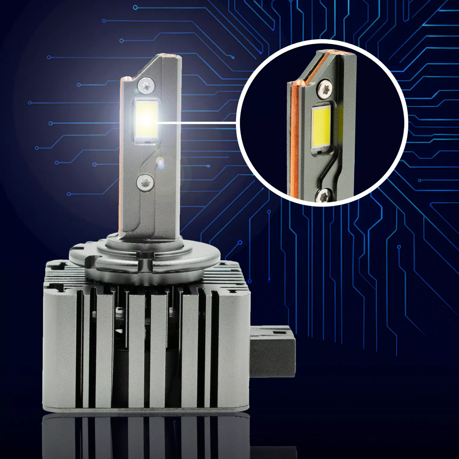 Żarówki LED D1S – działanie led