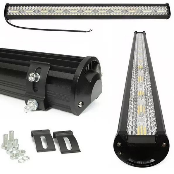 Light Bar 660W panel LED — zestaw z elementami montażowymi