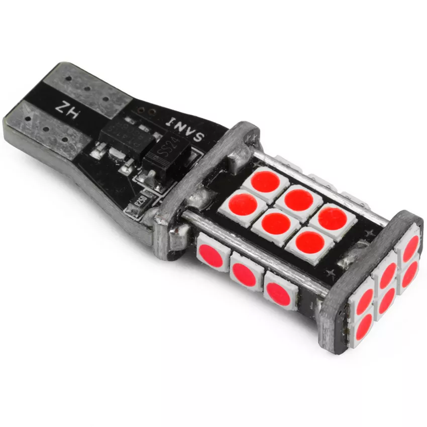 W16W T15 LED 24 SMD czerwona