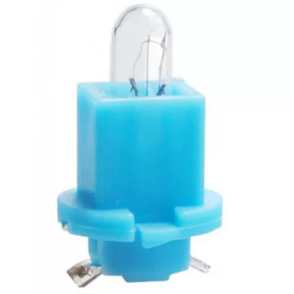 Żarówka M-TECH Z54 BAX EBSR 12V 1.2W z niebieską oprawką, barwa światła clear