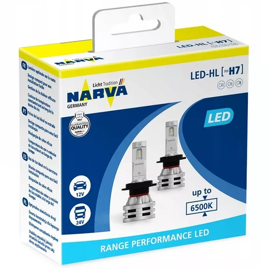 NARVA H7 Range Performance LED - zdjęcie opakowania