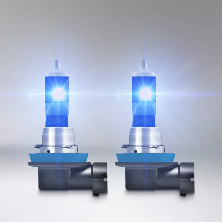 OSRAM H11 COOL BLUE BOOST - porównanie światła