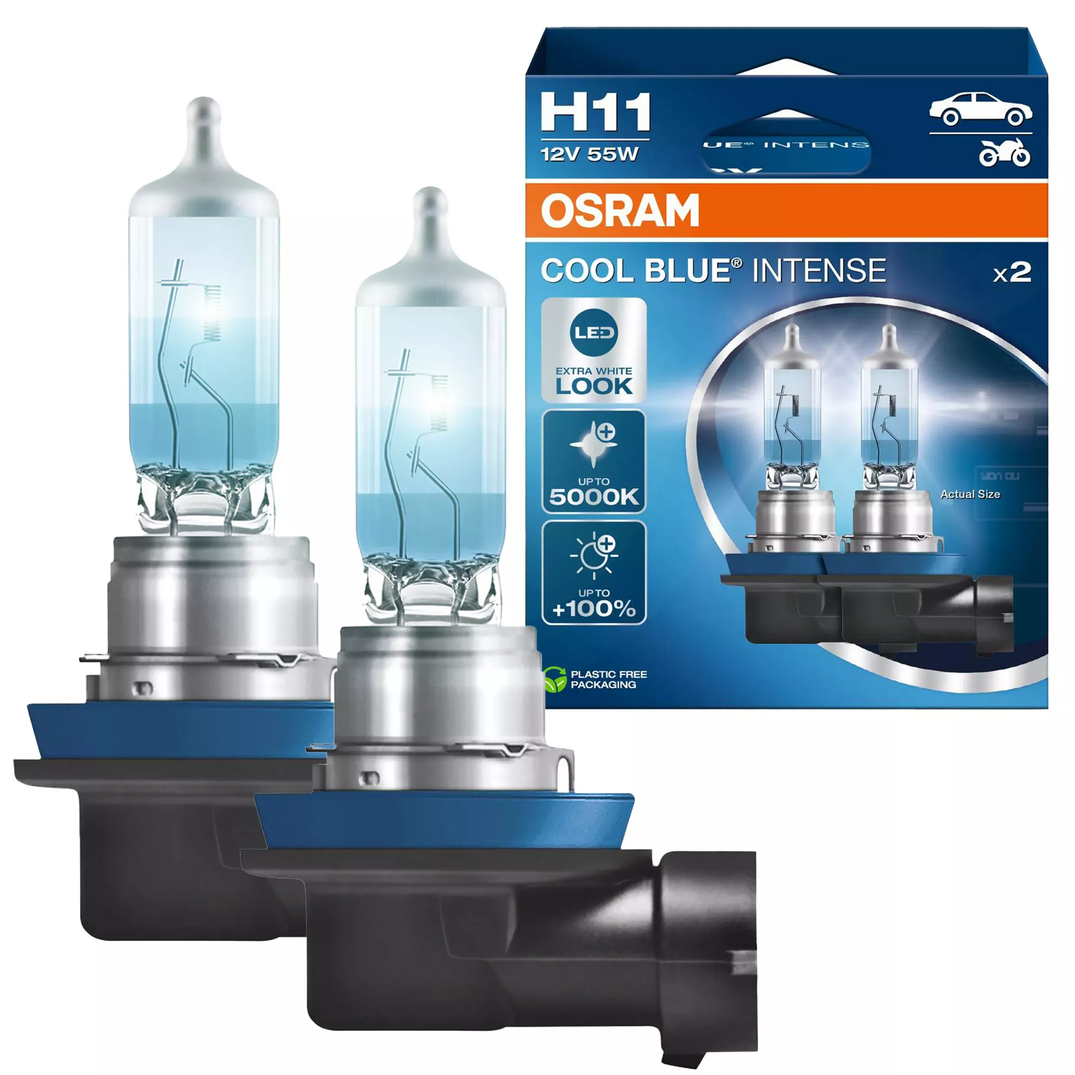 OSRAM H11 Cool Blue Intense 5000K — opakowanie