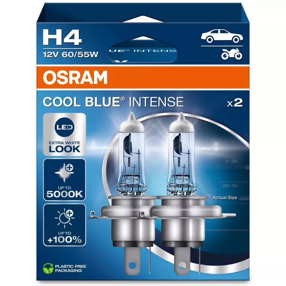 OSRAM H4 Cool Blue Intense Next Gen 5000K — opakowanie