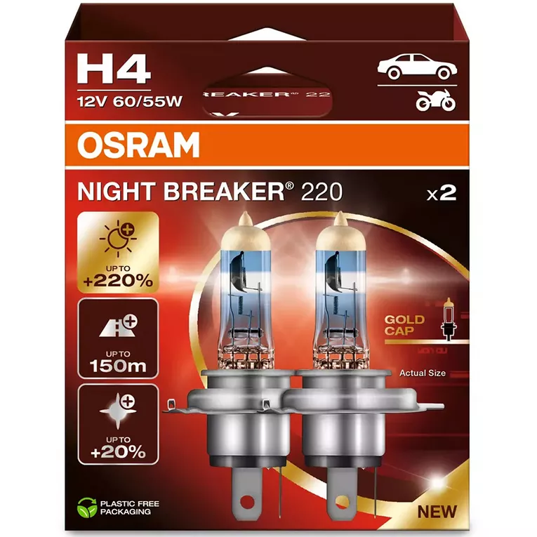 OSRAM H4 Night Breaker 220 - opakowanie