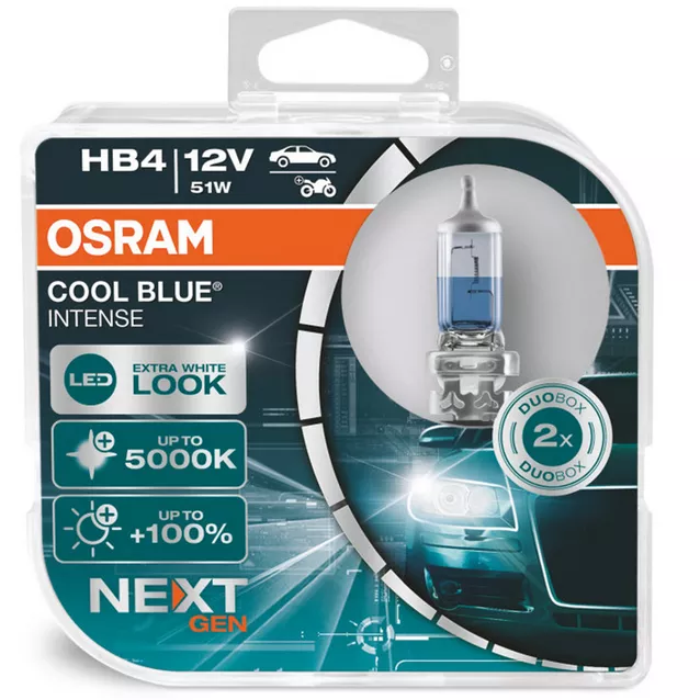 OSRAM HB4 9006 Cool Blue Intense Next Gen - opakowanie duo box