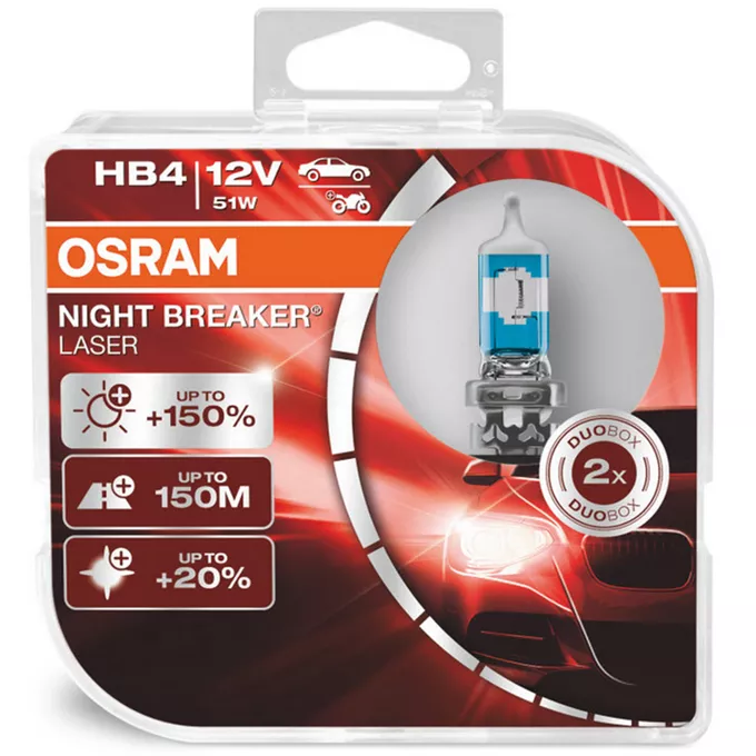 OSRAM HB4 9006 Night Breaker Laser +150% - opakowanie