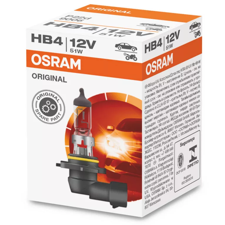 Opakowanie żarówki OSRAM HB4 9006 ORIGINAL