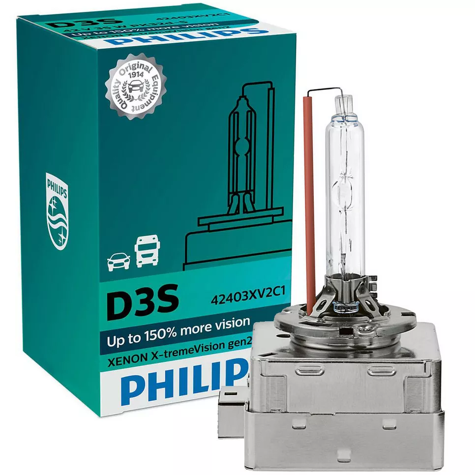 Żarówka Philips Xenon D3S Xtreme Vision +150% 4800K - opakowanie