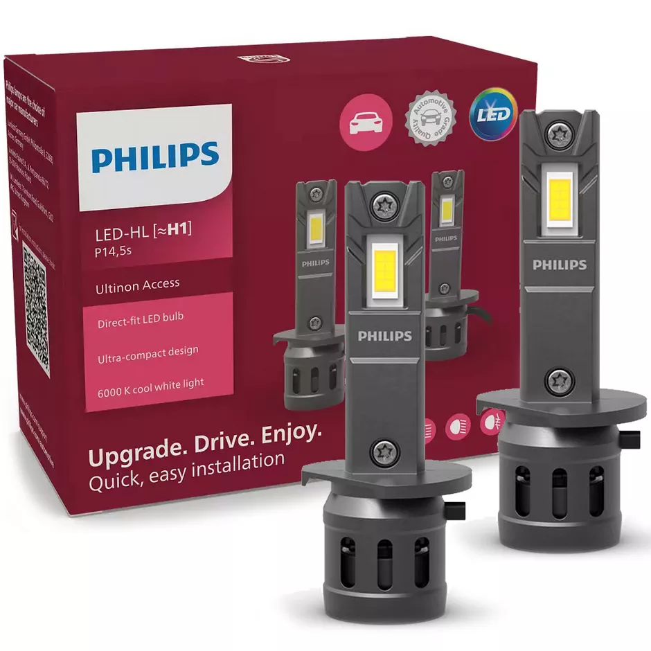 Philips H1 Ultinon Access LED 6000K żarówki z opakowaniem