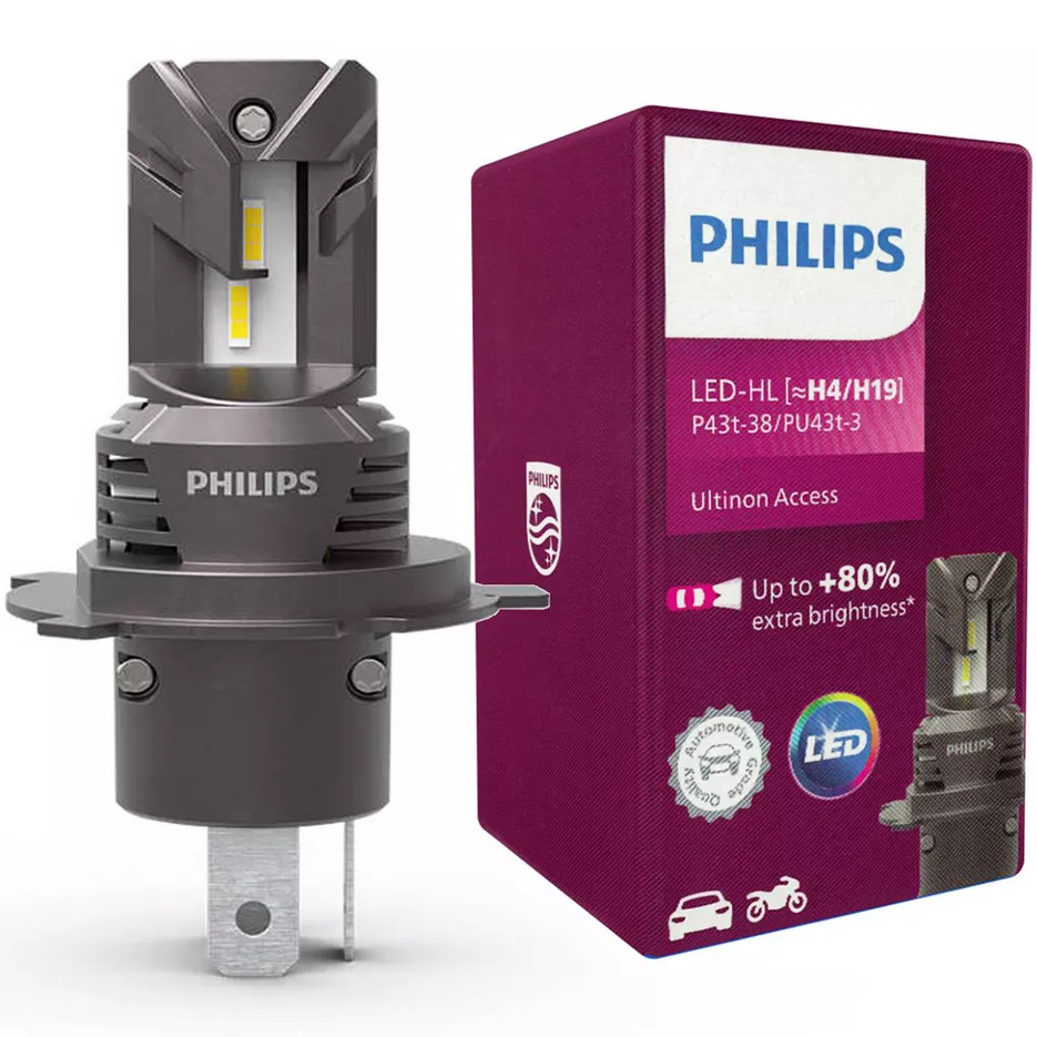 Philips Ultinon Access LED H4/H19 – widok produktu opakowanie