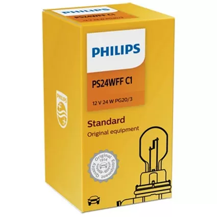 PHILIPS PS24W 12V 24W PG20/3 – opakowanie