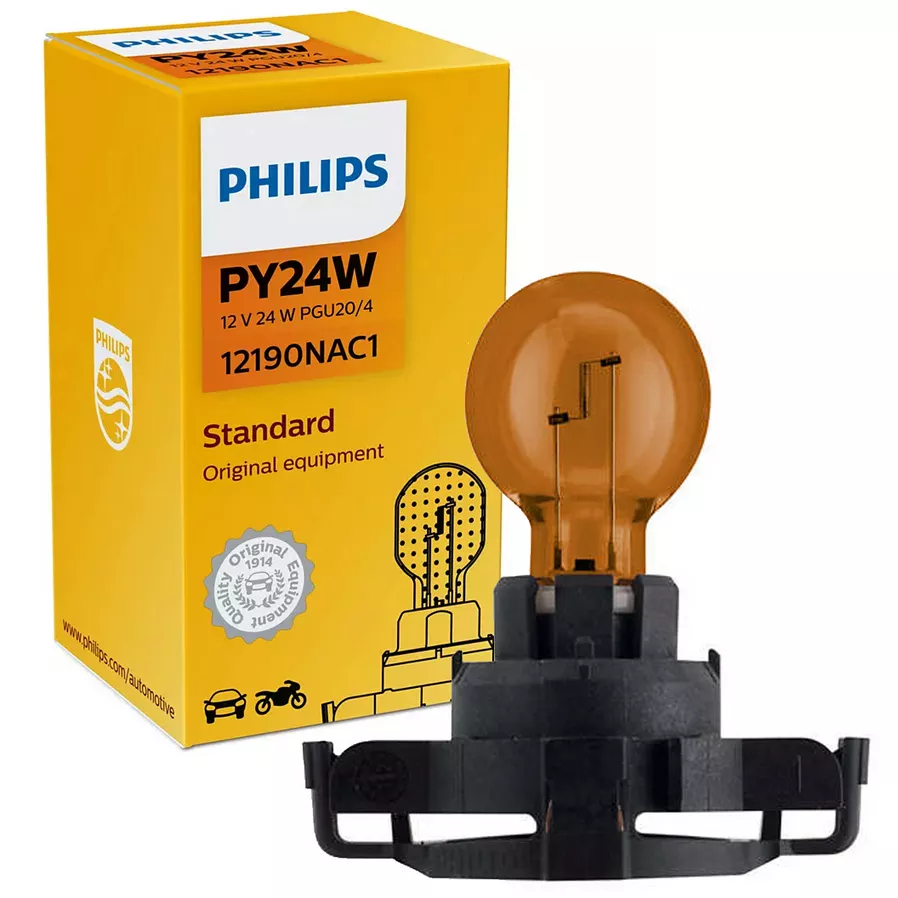 Philips PY24W 12V 24W PGU20/4 – żarówka z opakowaniem