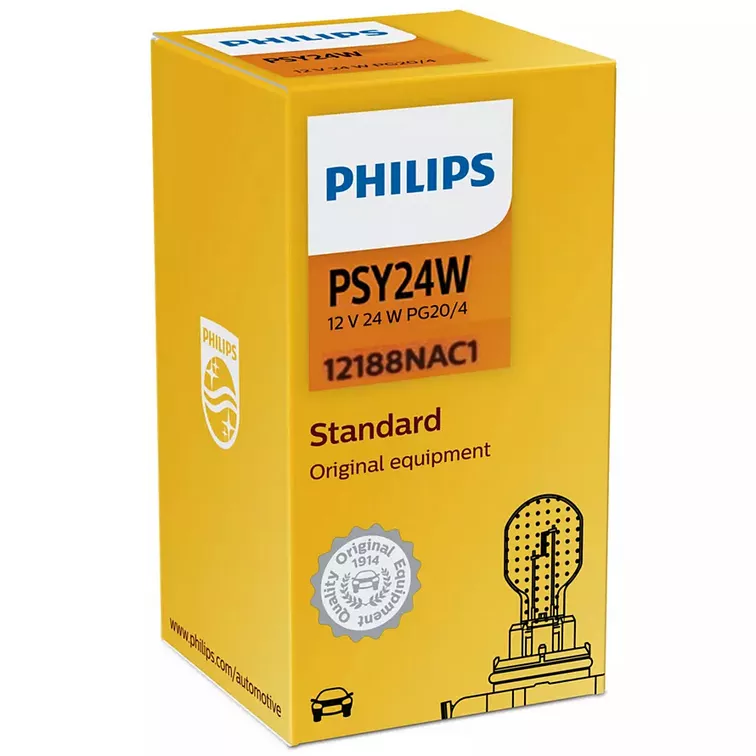 PHILIPS PSY24W 12V 24W PG20/4 — opakowanie