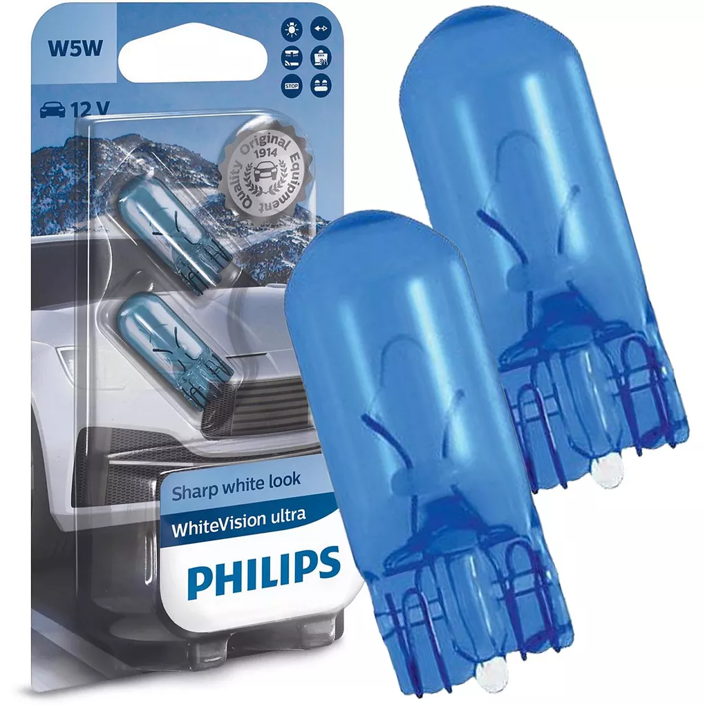 Philips W5W T10 WhiteVision Ultra - zdjęcie opakowania