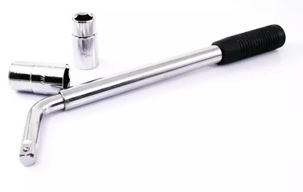 Teleskopowy klucz do kół - elementy