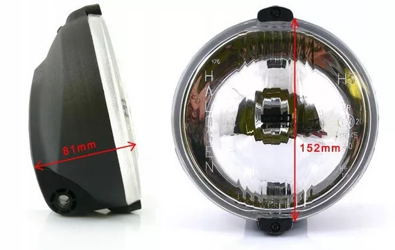 WESEM reflektor dalekosiężny - wymiary