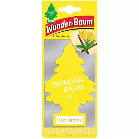 WUNDER-BAUM Vanillaroma — drzewko zapachowe, zawieszka samochodowa