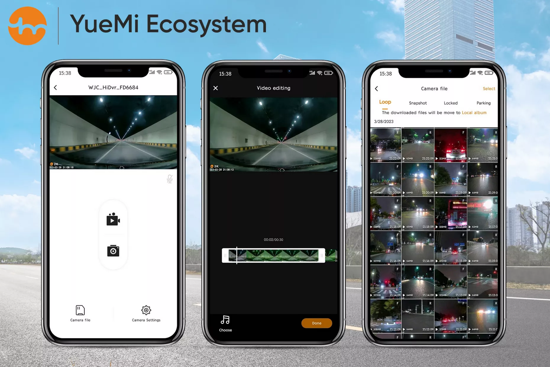 YUEMI Y18 – aplikacja mobilna