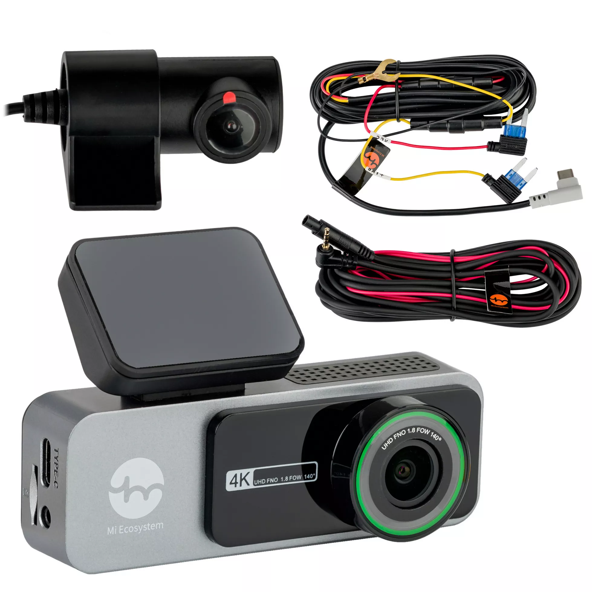 Zawartość zestawu YUEMI Y8 - kamerka i okablowanie