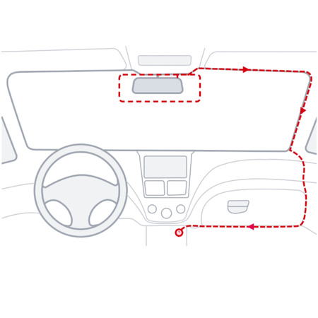 Wideorejestrator samochodowy YUEMI Y8 Dash Cam