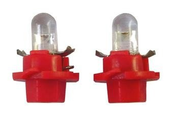 Żarówki diodowe LED B8.4D 5mm Flux 12V biale