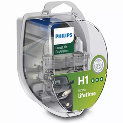 Żarówki halogenowe H1 Philips LongLife EcoVision 12V 55W