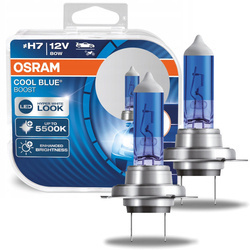 Żarówki halogenowe Osram Cool Blue Boost 5500K H7 12V 80W komplet