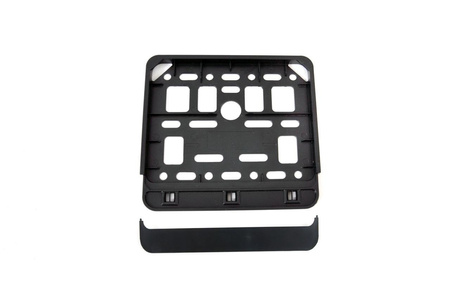 Ramka do mocowania tablic rejestracyjnych AMiO 11,4x14 cm