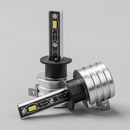 Żarówki samochodowe AMiO H1 LED seria H mini 42W