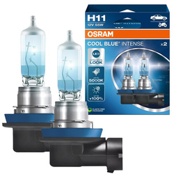 Żarówki halogenowe Osram H11 Cool Blue Intense 12V 55W 5000K komplet