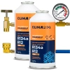 Zestaw gaz z uszczelniaczem do klimatyzacji CLIMAPRO 4w1 LEAKSTOP / 2x 170 g / olej + wężyk