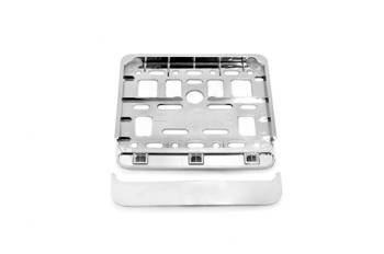 Ramka do mocowania tablic rejestracyjnych AMiO 14x14 cm