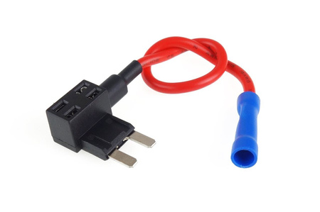 Adapter bezpiecznikowy na 2 bezpieczniki płytkowe AMiO MINI 20A 120mm 