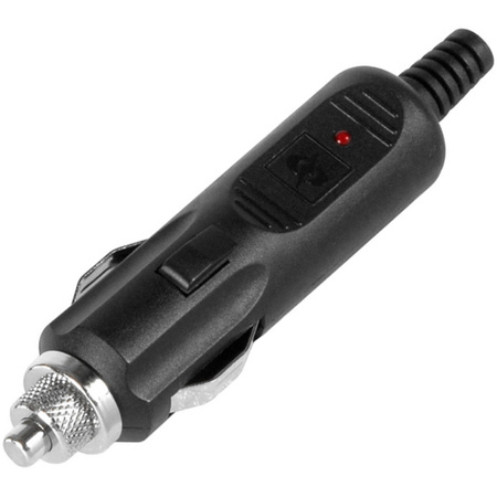 Wtyczka gniazda zapalniczki AMiO EURO 12/24V bezpiecznik 5A 